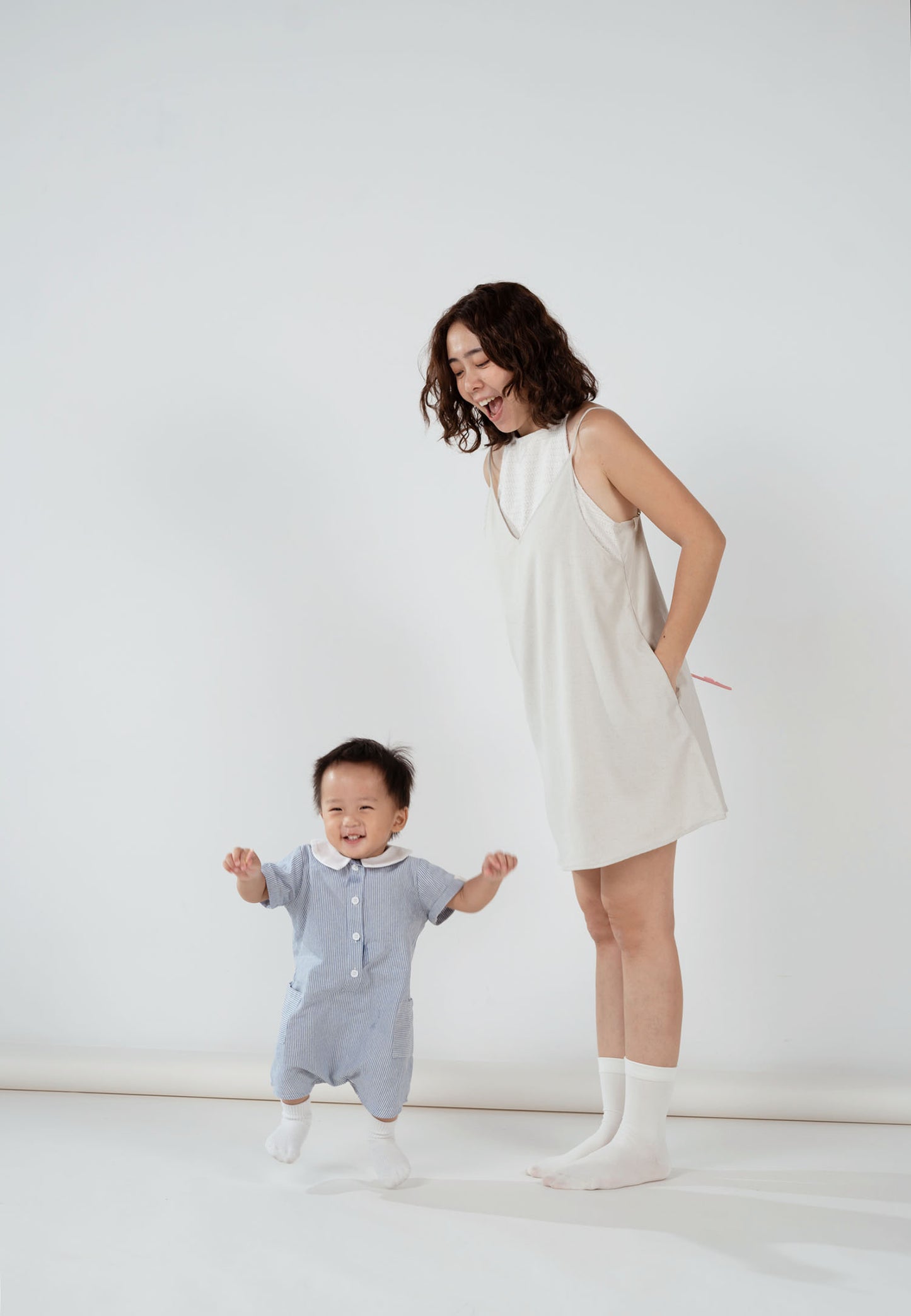 Stripe Unisex Romper