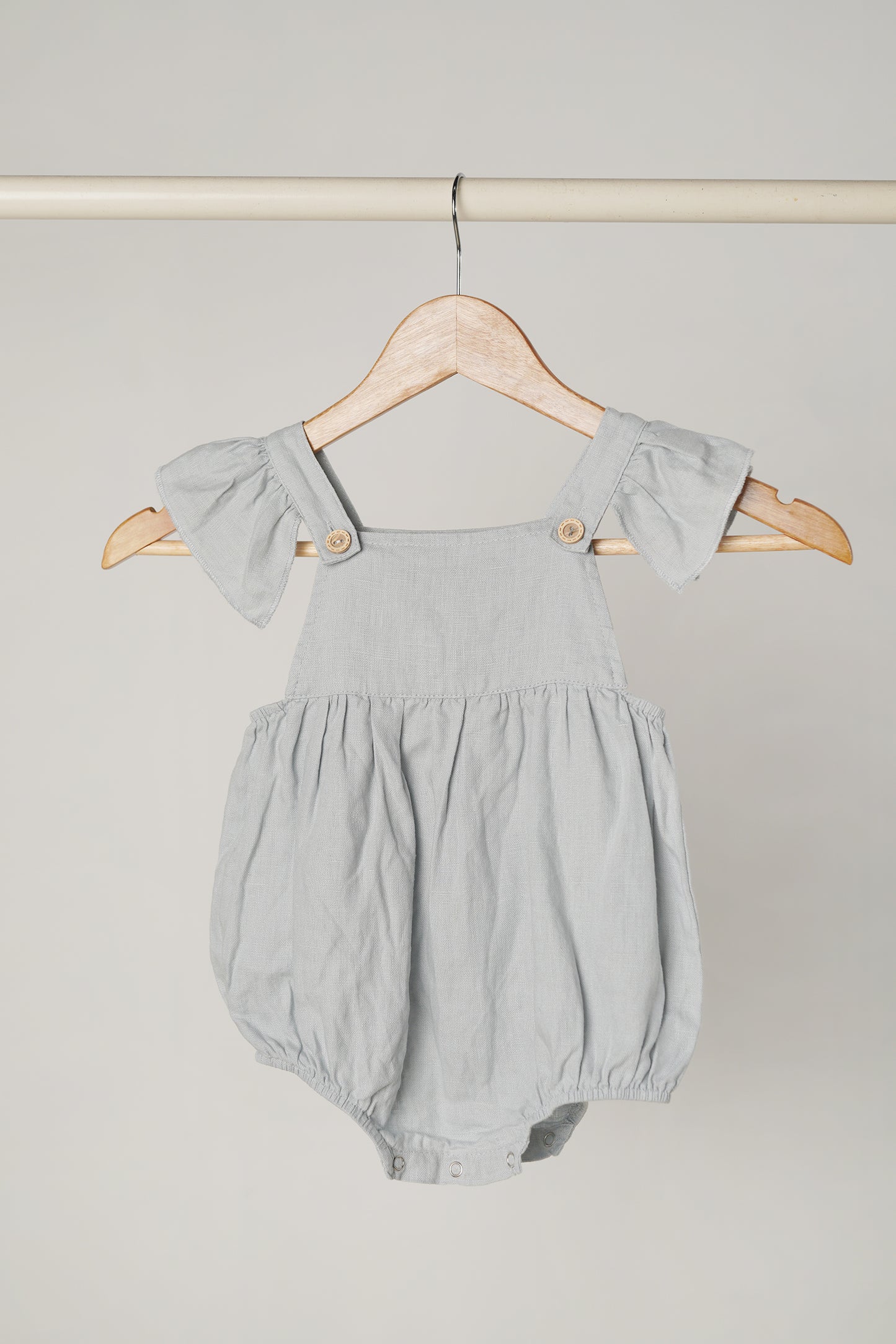 Pinafore Linen Romper