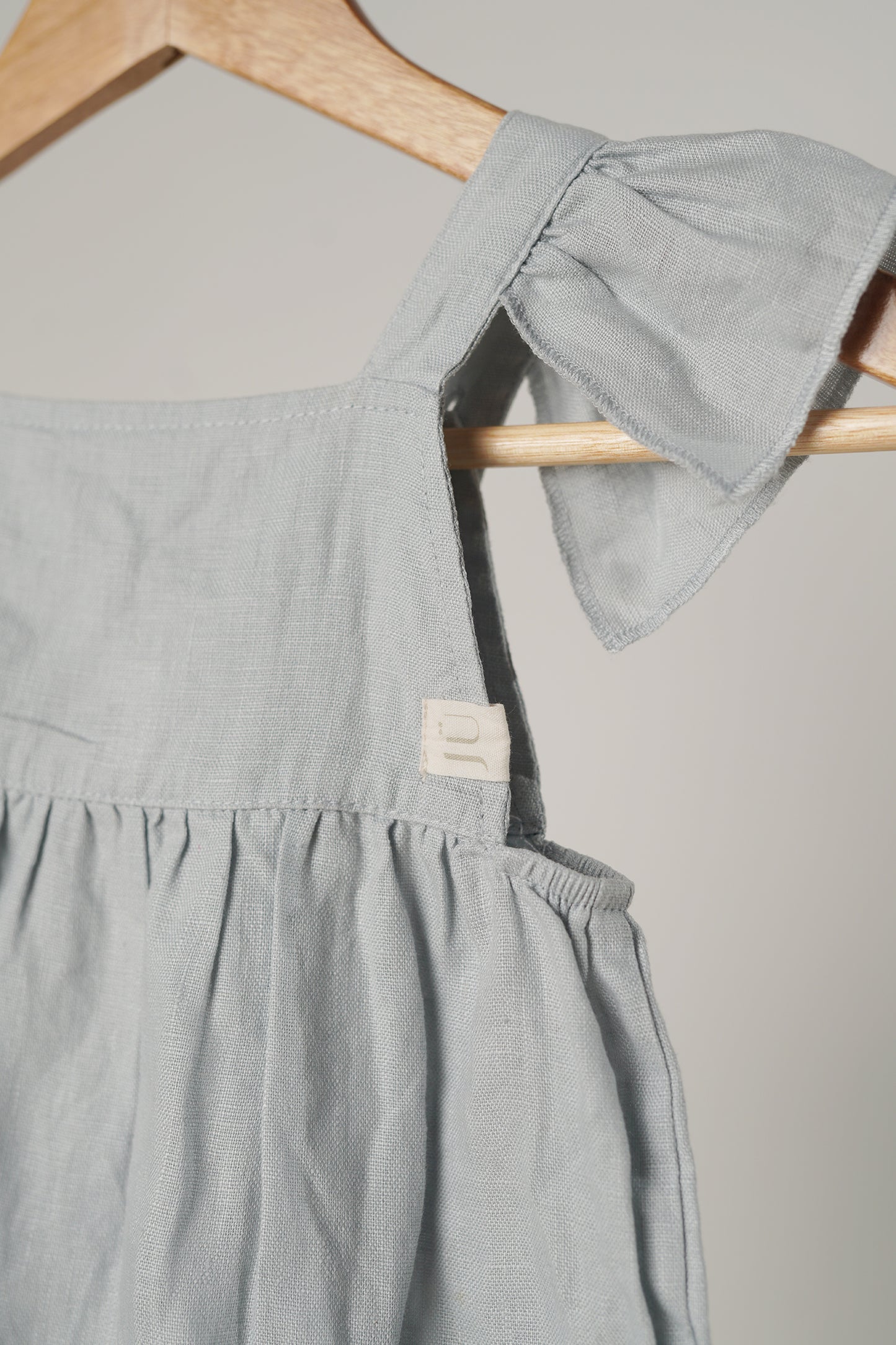 Pinafore Linen Romper