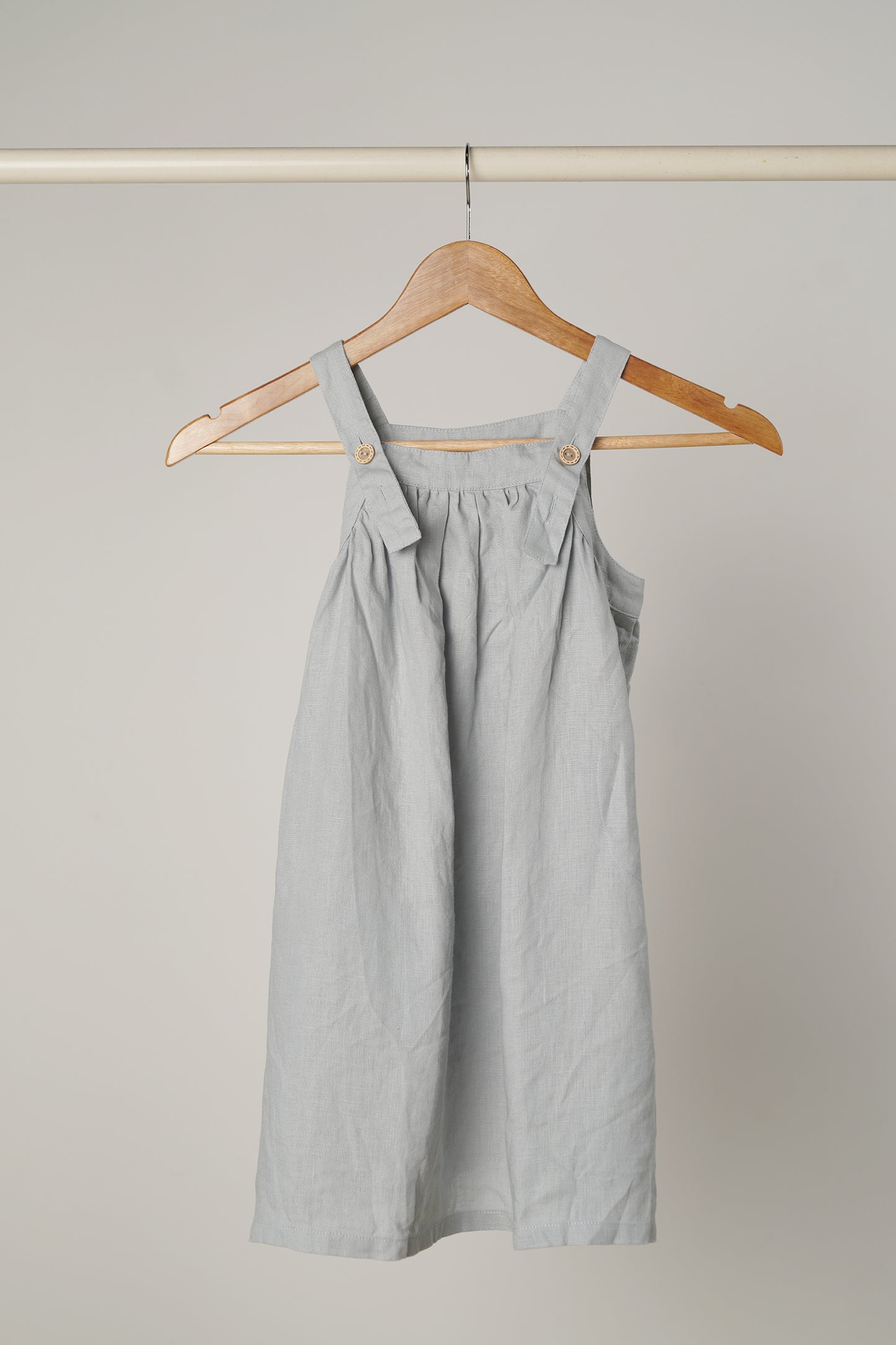 Pinafore Linen Dress