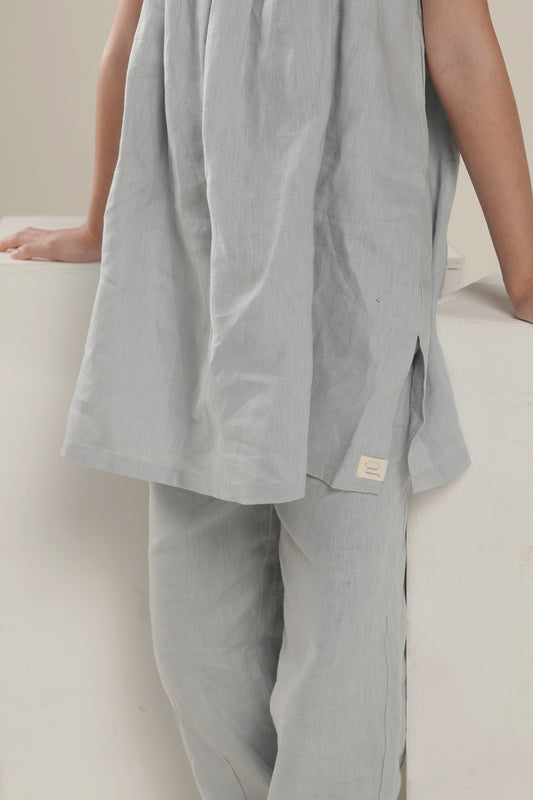 Light Blue Linen Pant