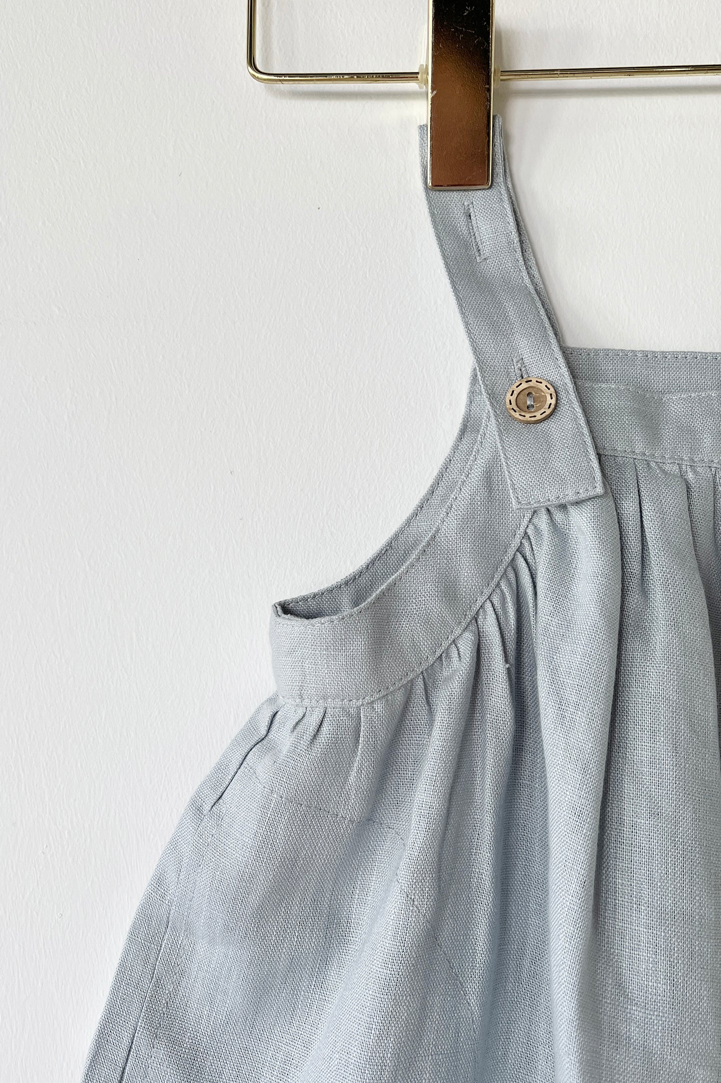 Pinafore Linen Dress